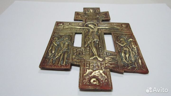 Старинный Киотный Крест 