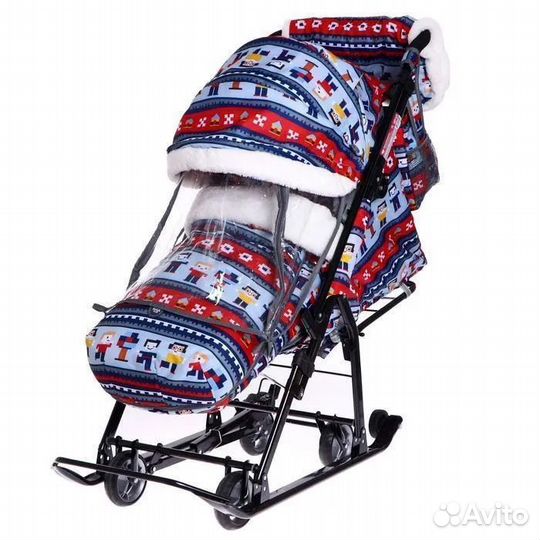 Детские санки коляска Nika