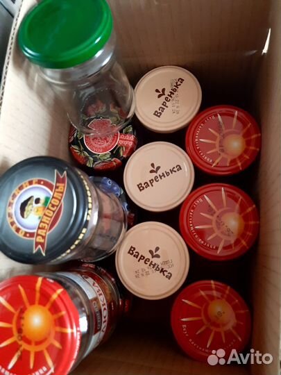 Банки с крышками для варенья