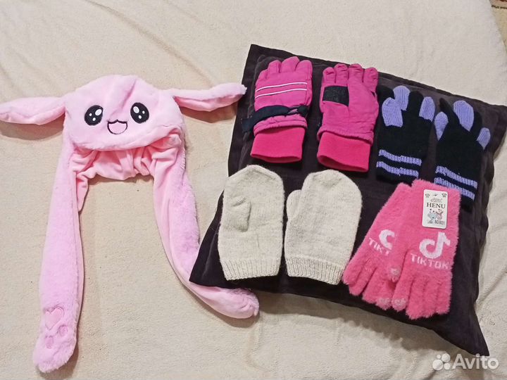 Шапочка, варежки, перчатки