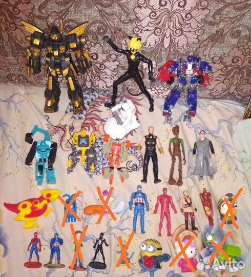 Фигурки Marvel,роботы