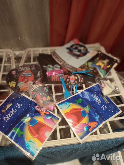 Among us для праздника гирлянда