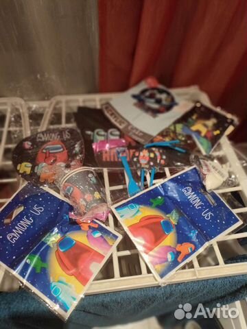 Among us для праздника гирлянда