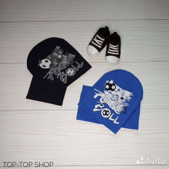 Новая шапка + снуд для мальчика весна