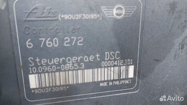 Блок абс, 0206008219623 Mini One - Cooper R50 - 53 2001-2006 года