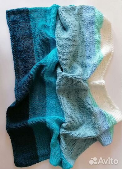 Плед ручной вязки