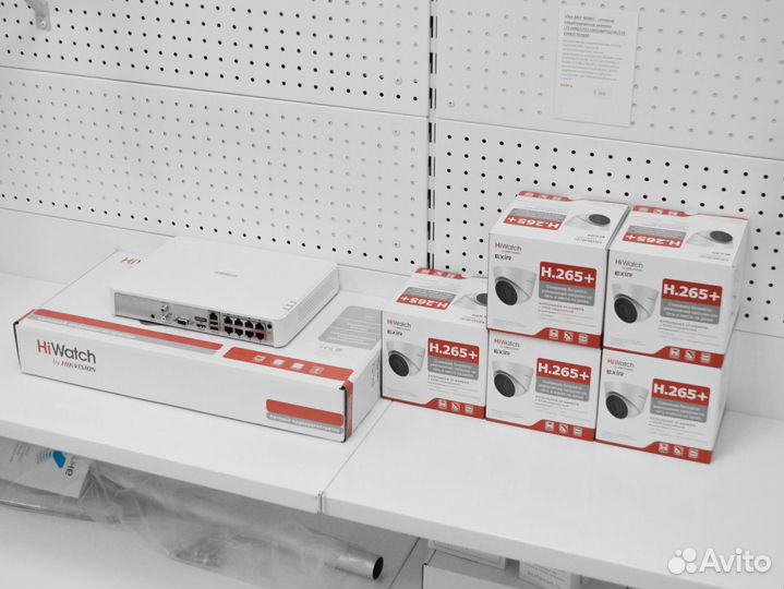 IP-видеонаблюдение HiWatch 4Mpx + регистратор