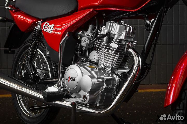 Minsk D4 125M1NSK(цвет-красный)