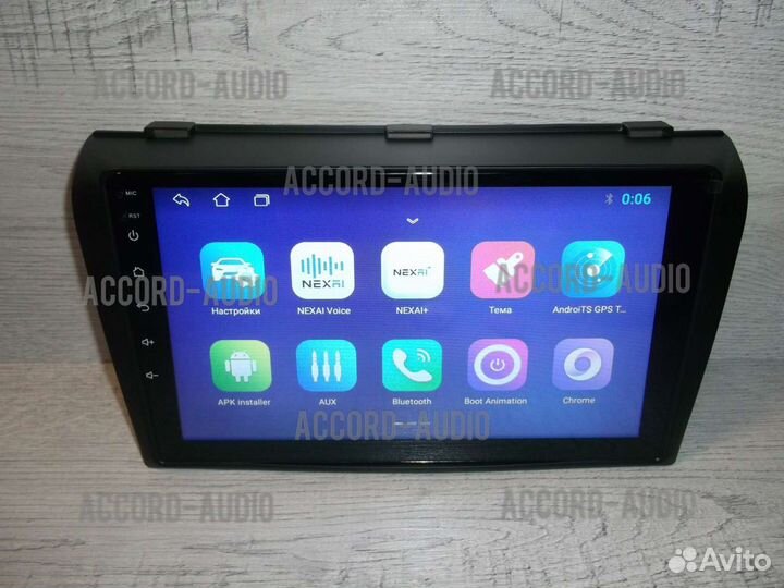 Магнитола 2DIN Mazda 3 Bk Android