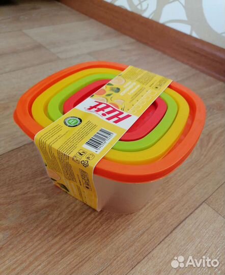 Контейнеры пищевые пластиковые набором