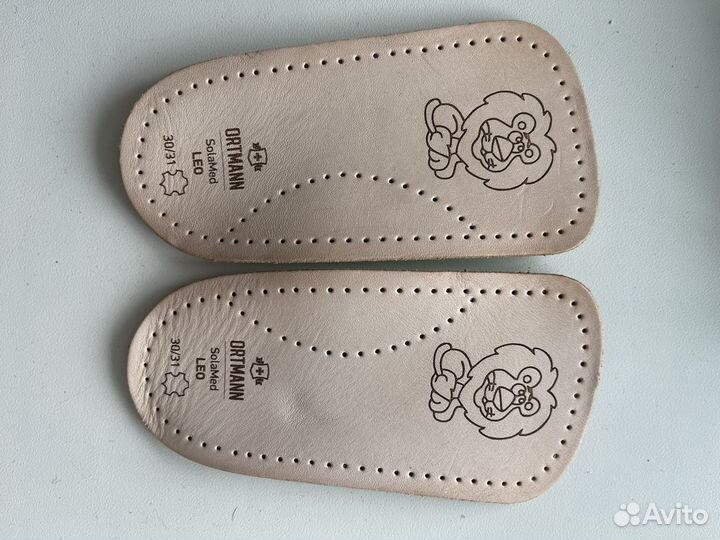 Полустельки ортопедические детские, размер 30/31