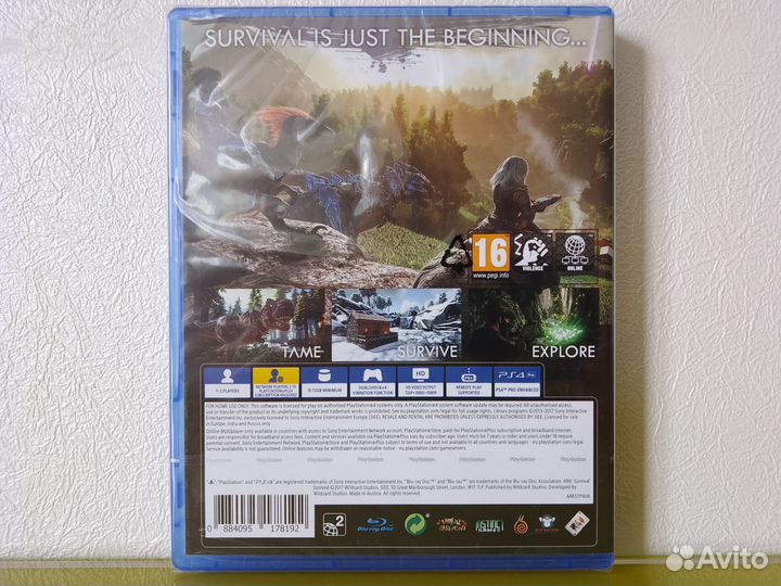 Новый диск Ps4 Ark Survival Evolved