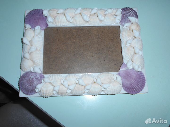 Рамка для фото с ракушками