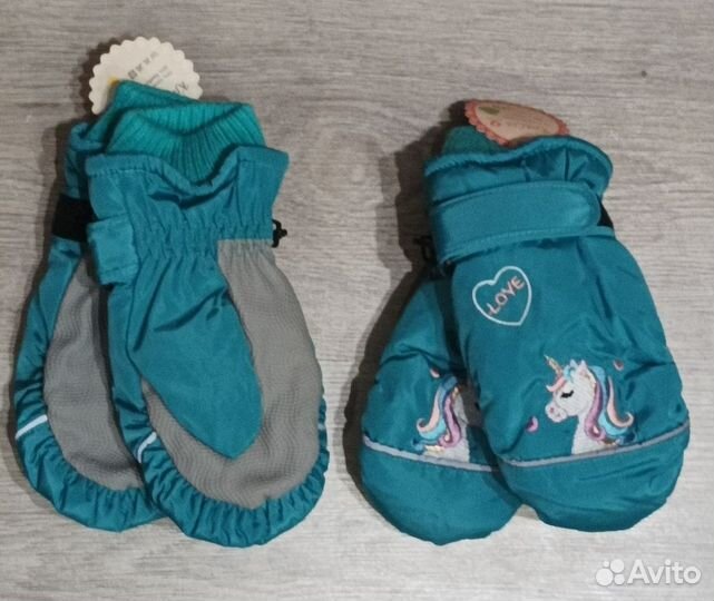 Варежки краги зимние для девочки