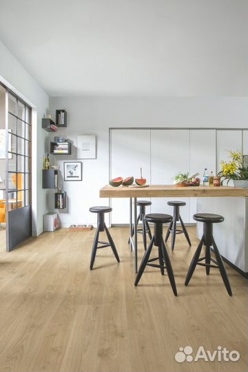 Ламинат Quick-Step Доска дуба белого PER6075