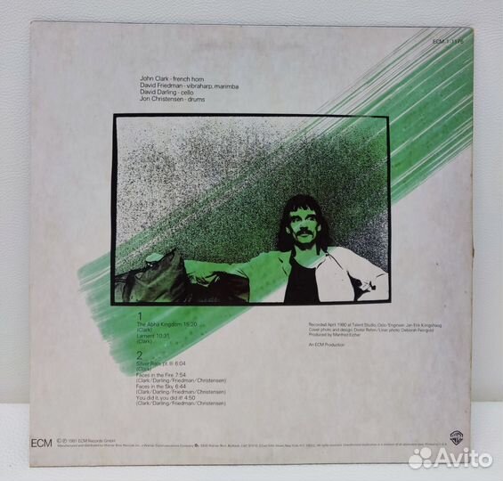John Clark - Faces LP, USA, 1981, NM