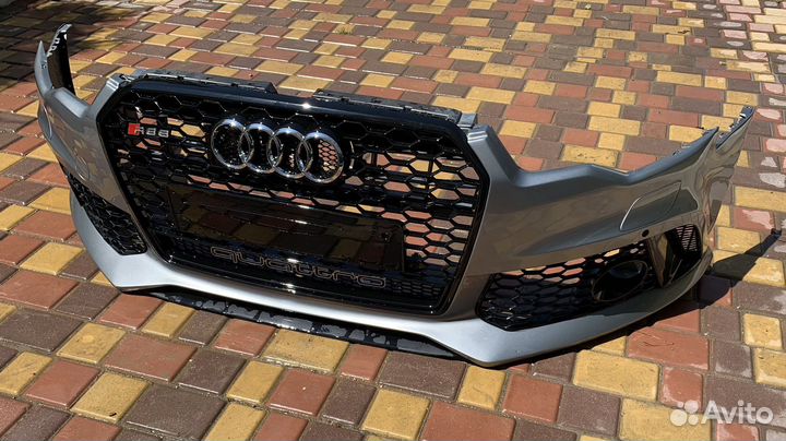 Бампер передний Audi A6 C7 в стиле RS6 дорест