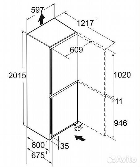 Холодильник liebherr CNsfd 5724