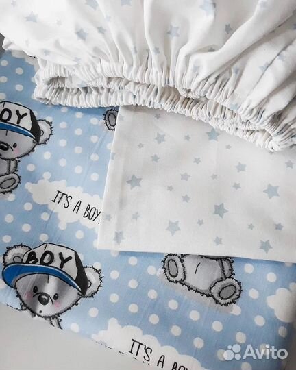 Постельное белье в овальную кроватку