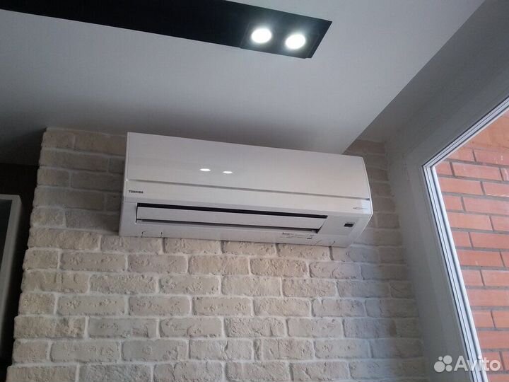 Установка Закладка предмонтаж кондиционера) спл