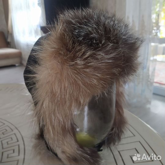 Женская зимняя натуральная шапка -ушанка