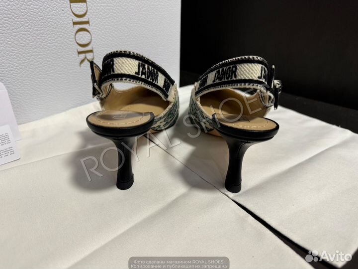 Туфли женские J'A Dior на каблуке 6 см
