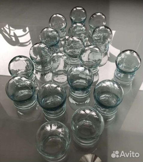 Вакуумные банки стеклянные 18шт