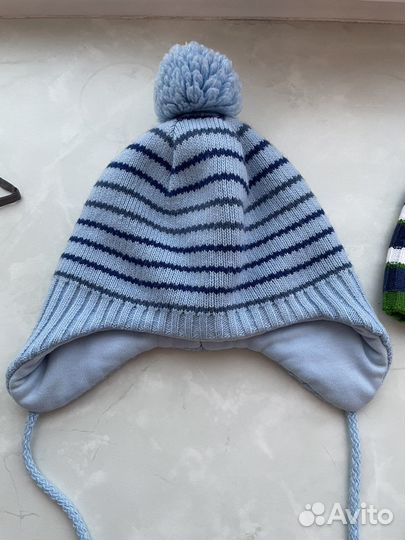 Шапки, варежки детские для мальчика