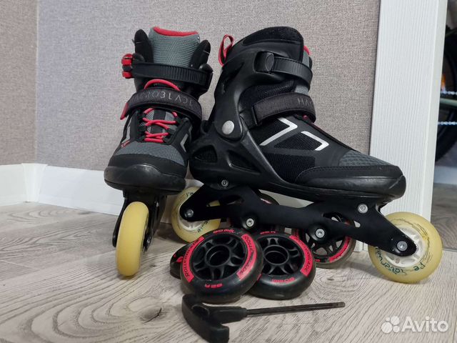 Роликовые коньки rollerblade+доп колеса