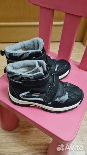 Ботинки на меху