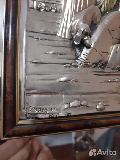 Картины из серебра 925 пробы Италия Creacione Arti