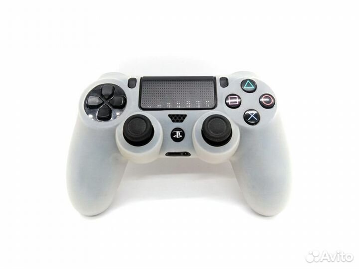 Чехол для Dualshock4 силиконовый (прозрачный)