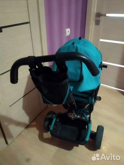 Велосипед коляска с ручкой