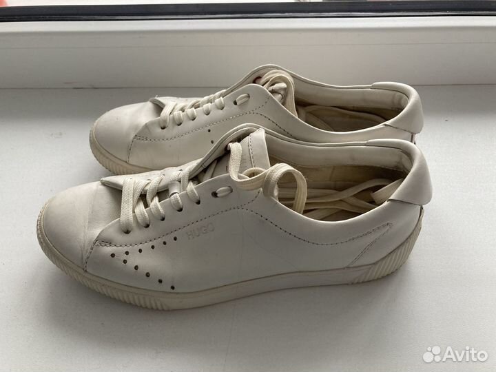 Кеды из натуральной кожи Hugo boss