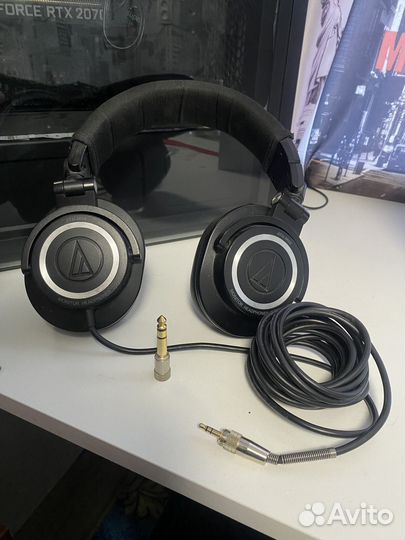 Наушники audio technica ath m50x