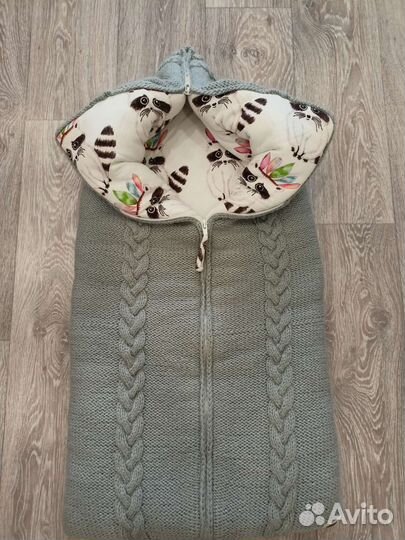 Конверт на выписку зимний для мальчика