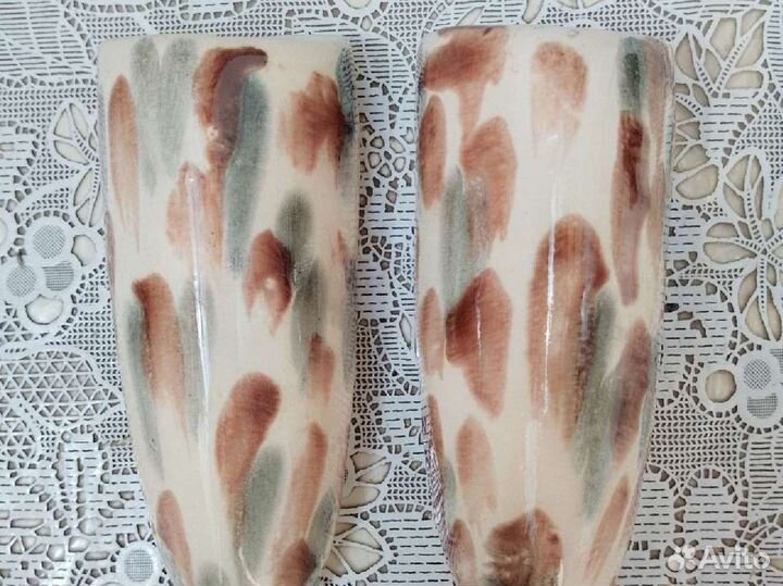 Кашпо для цветов настенное. Керамика. Цена за 4 шт