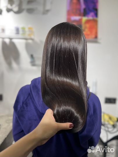 Окрашивание волос в один тон