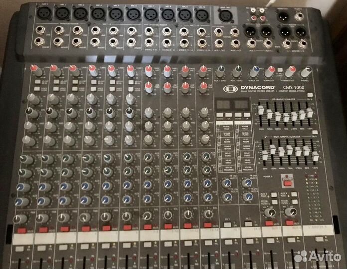 Микшерный пульт и колонки