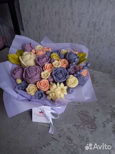 Съедобные букеты из шоколада