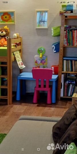 Детский стол и стул IKEA