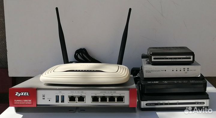 Роутеры, коммутаторы, adsl модемы, антенны WiFi