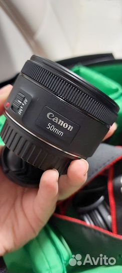 Объектив canon 50mm 1 8 stm
