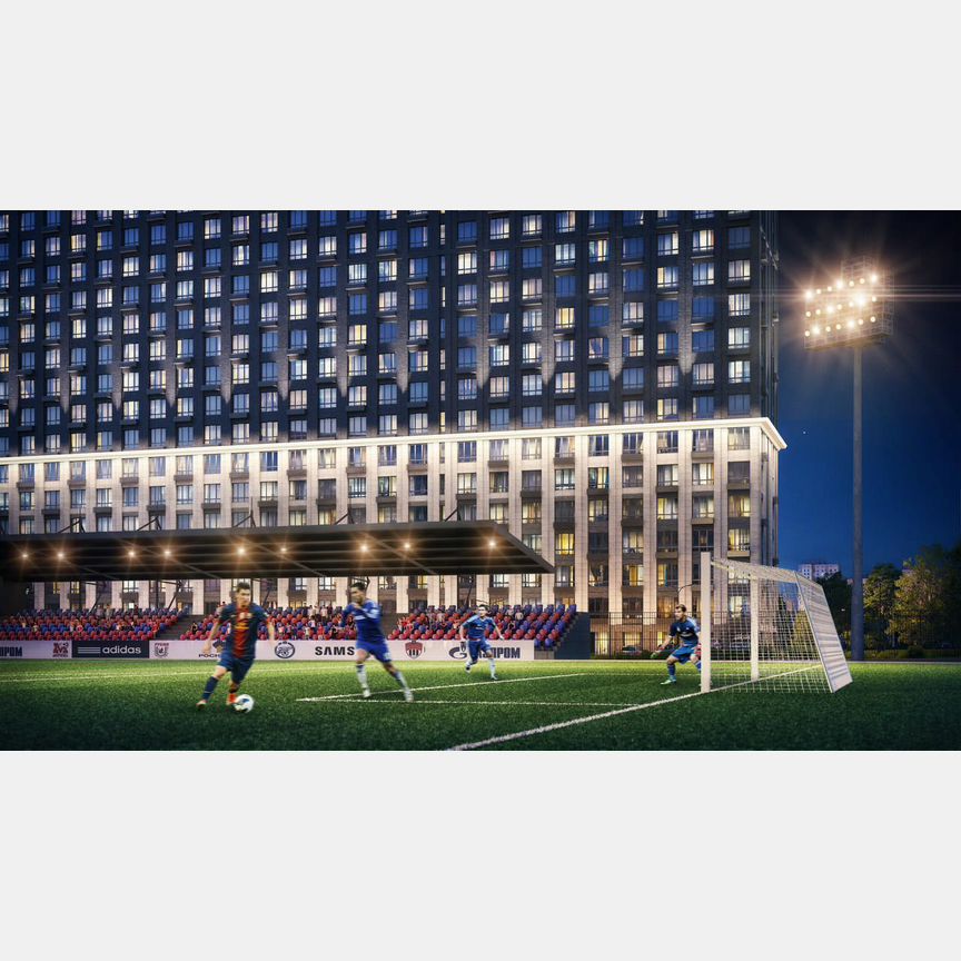 1-к. квартира, 37,8 м², 11/25 эт.