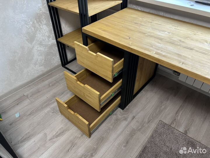 Рабочая зона в стиле лофт