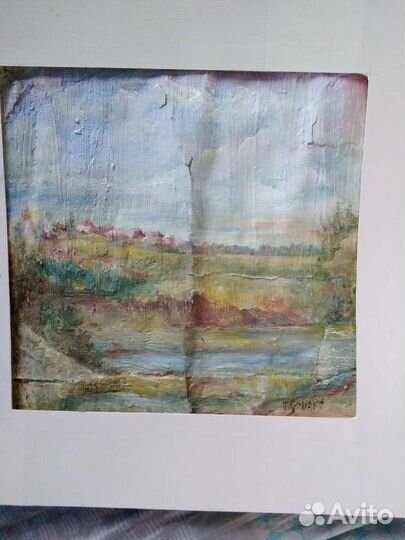 Картина маслом на холсте пейзаж