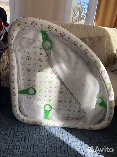 Детский угловой манеж