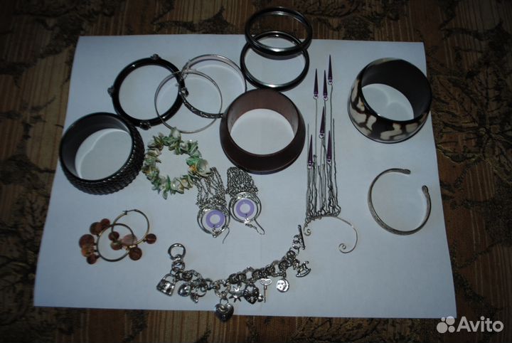 Бижутерия, кафф, серьги, браслеты