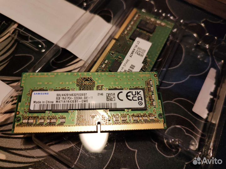 16 GB DDR4 3200 SO-dimm оперативная память Samsung