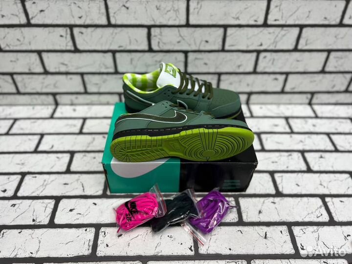 Кроссовки Nike SB Dunk Low Concepts Green Lobster